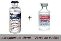Edrophonium clorid + Atropine sulfate