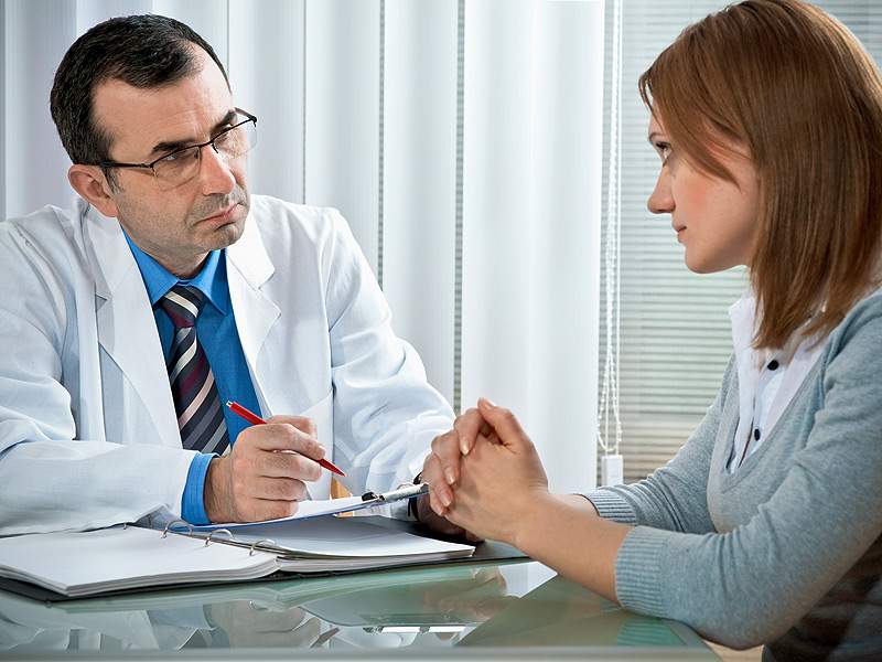 Bệnh nhân cần gặp bác sĩ chuyên khoa để nhận lời khuyên về cách điều trị