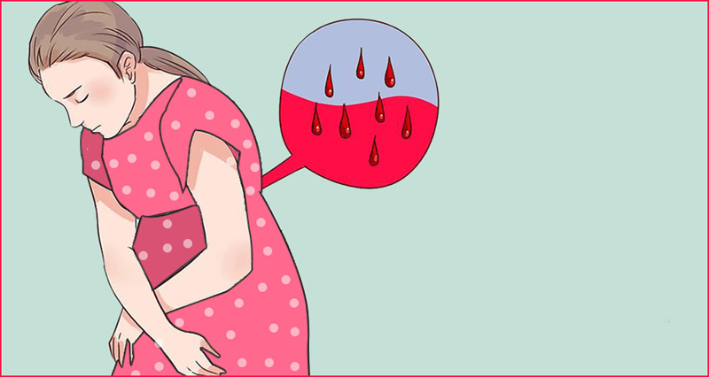 Mang thai tháng thứ 8 bị ra máu là dấu hiệu sinh non