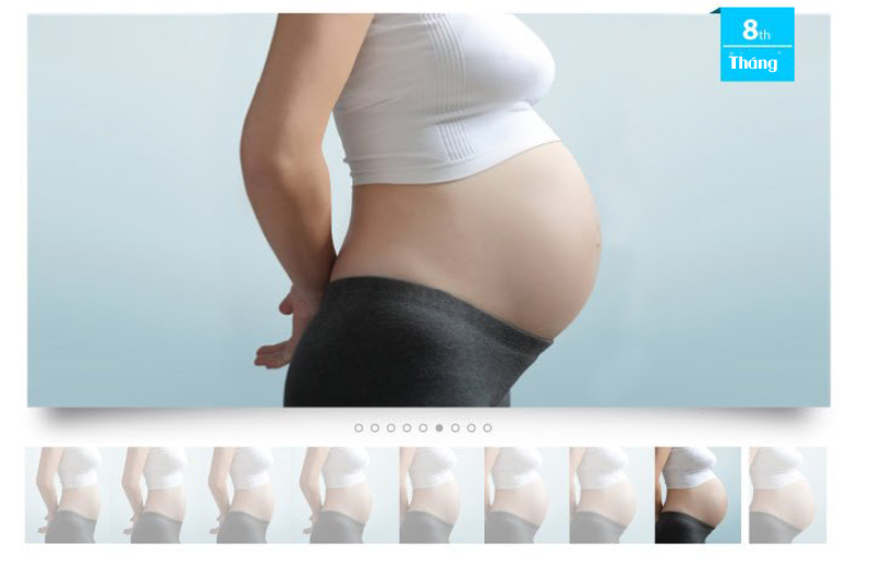 Mang thai tháng thứ 8 bụng căng cứng khiến nhiều mẹ lo lắng