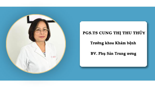 PGS.TS. Bác sĩ Cung Thị Thu Thủy chuyên gia sản phụ khoa tại Hà Nội