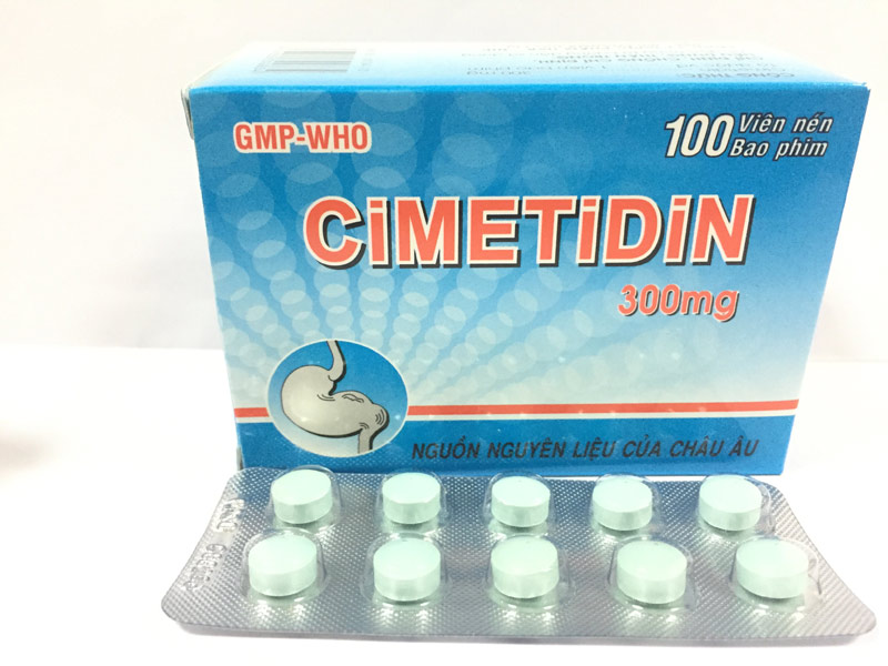 Isradipin có tương tác với thuốc Cimetidin