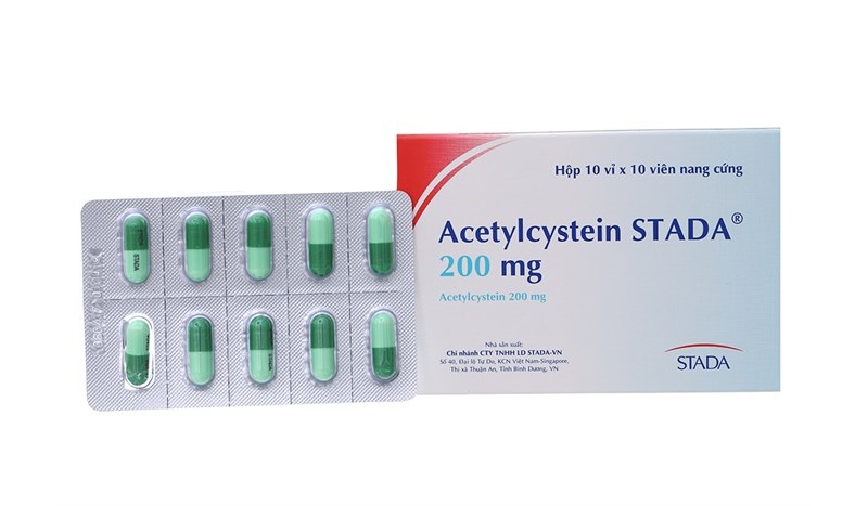 Không nên sử dụng kết hợp thuốc Usatrypsin và acetylcystein; 