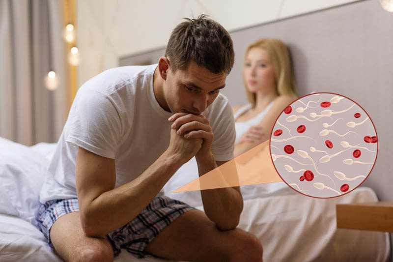 Quan hệ tinh trùng có máu - Nguyên nhân do đâu? Quan hệ tinh trùng có máu - Nguyên nhân do đâu?