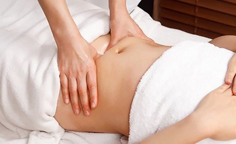 Cách massage giảm mỡ bụng sau sinh