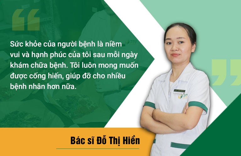 Bác sĩ Đỗ Thị Hiền yêu thương và trân trọng bệnh nhân