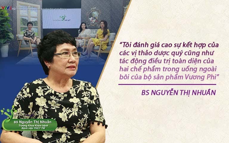 Bác sĩ Nguyễn Thị Nhuần chia sẻ trên VTV