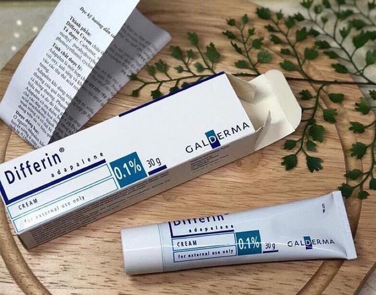 Kem thuốc trị mụn Differin