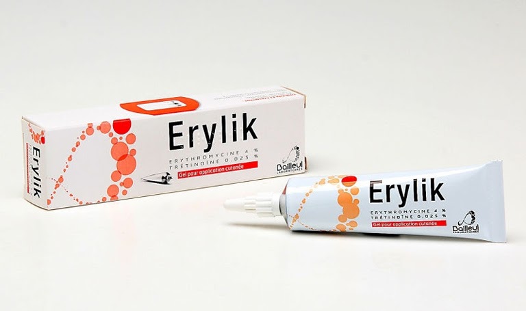 Erylik giúp giảm nhanh tình trạng mụn trứng cá đầu đen trên da mặt