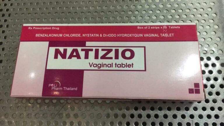 Natizio điều trị viêm âm đạo do nấm, trùng roi Trichomonas