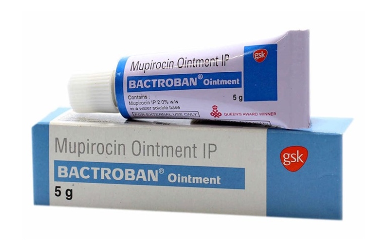 Thuốc bôi Bactroban chữa viêm nang lông