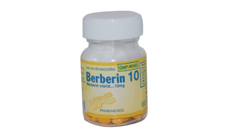 thuốc cầm tiêu chảy Berberin