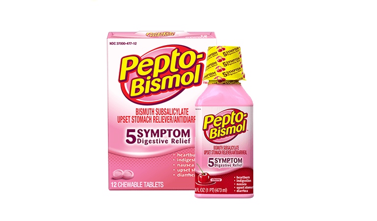 thuốc chữa tiêu chảy Pepto Bismol