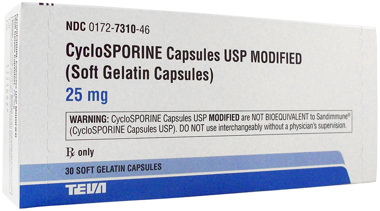 Thuốc đặc trị vảy nến Cyclosporine