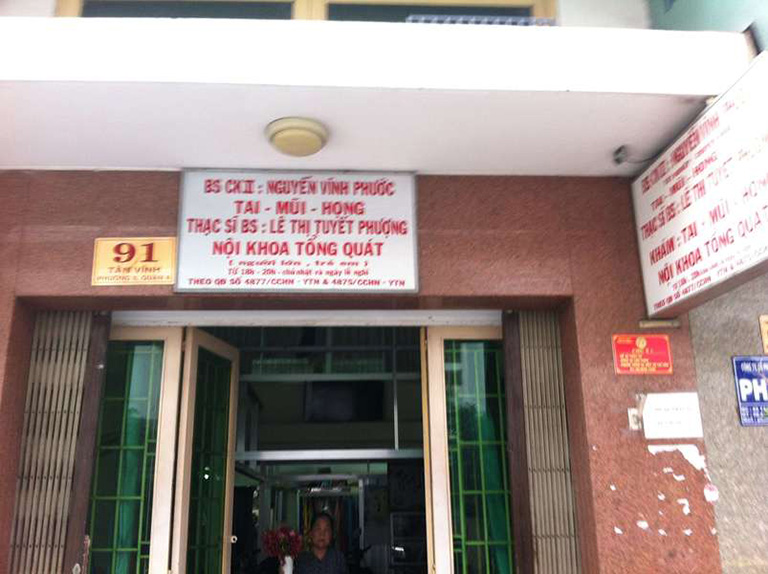 Phòng khám Tai mũi họng uy tín TPHCM - Bác sĩ Nguyễn Vĩnh Phước
