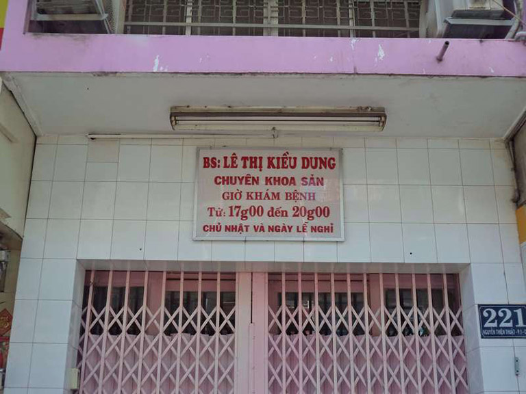 phòng khám phụ khoa quận 3 - Bác sĩ Lê Thị Kiều Dung