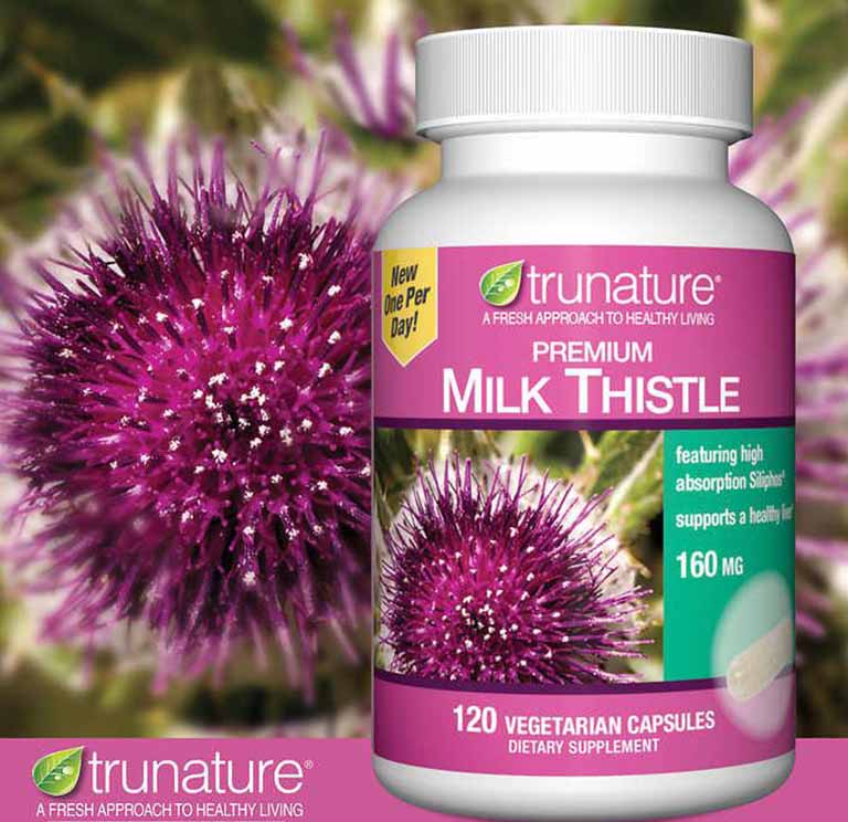 Viên uống bổ gan của Mỹ Trunature Premium Milk Thistle