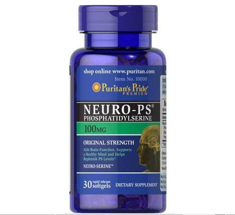 Viên uống Neuro-Ps Phosphatidylserine Puritan'S Pride là thực phẩm chức năng hỗ trợ cải thiện sức khỏe não bộ được đánh giá cao