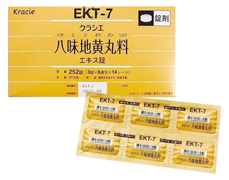 thuốc bổ thận cho người già EKT-7 Kracie Hachimi 