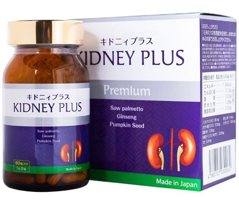 Viên uống bổ thận, ngừa sỏi thận của Nhật Kidney Plus