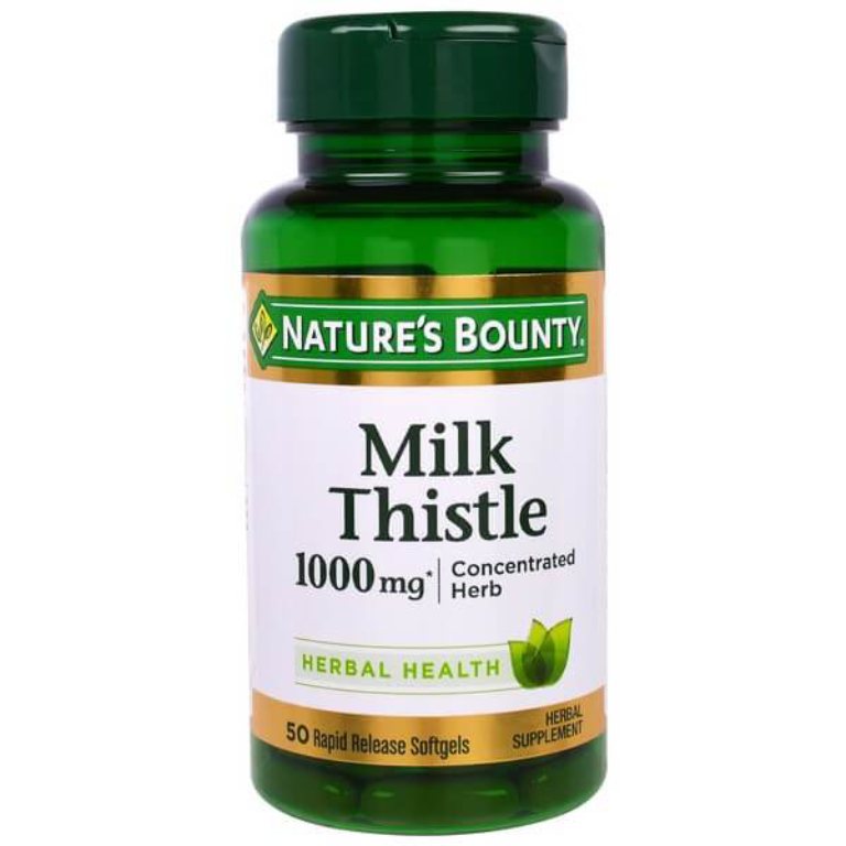 Thuốc giải  độc gan Nature's Bounty Milk Thistle là một trong những sản phẩm được đánh giá cao về hiệu quả giải độc, làm mát gan
