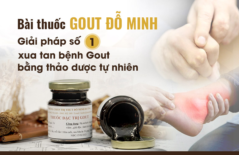Bài thuốc gout của Đỗ Minh Đường được lưu truyền hơn 150 năm