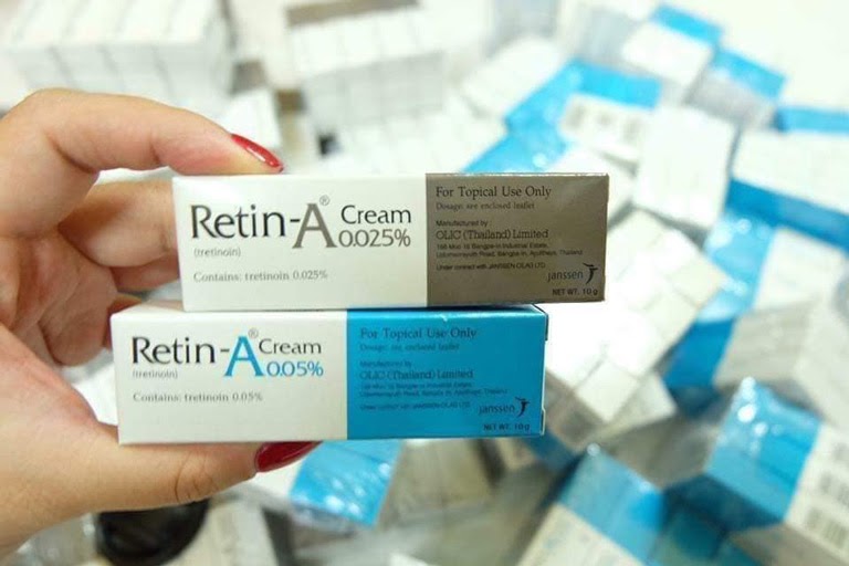 Thuốc bôi trị mụn trứng cá Retin - A