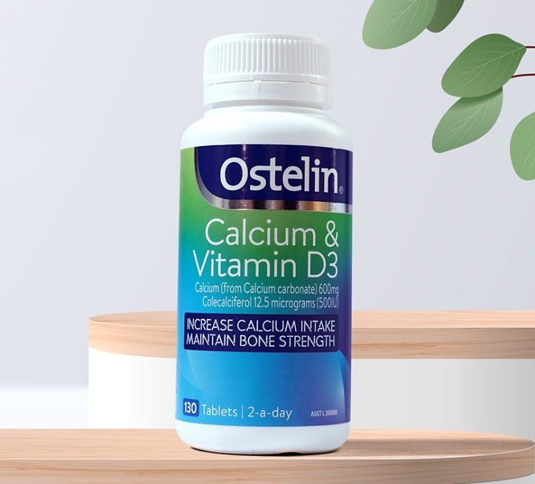 Viên uống canxi Ostelin Calcium & Vitamin D 