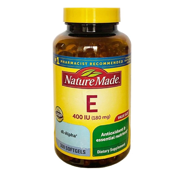 Vitamin E thiên nhiên Nature Made 400 IU của Mỹ