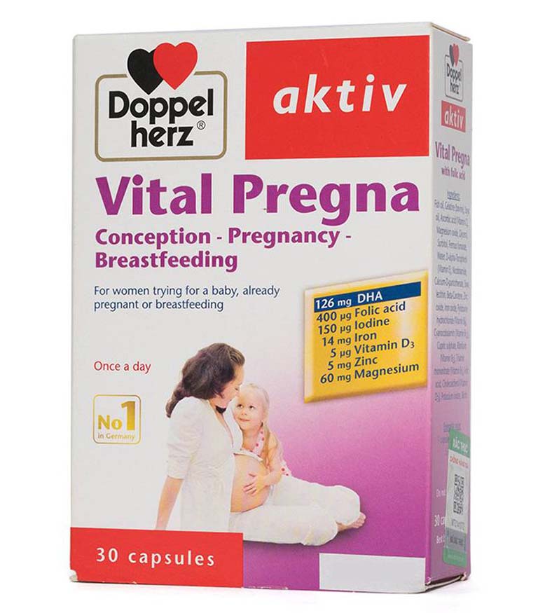 thuốc vitamin tổng hợp cho bà bầu Doppelherz Vital Pregna