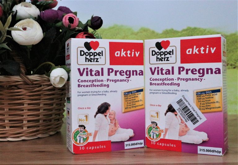 Vital Pregna là sản phẩm giúp bổ sung vitamin, khoáng chất cần thiết cho mẹ bầu