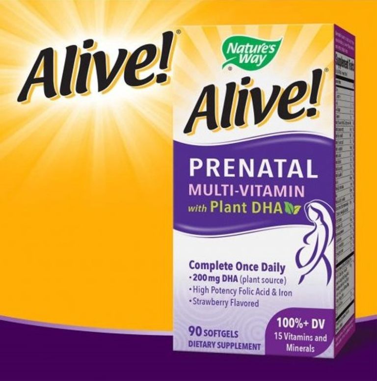 Viên uống Alive! Prenatal Multivitamin DHA