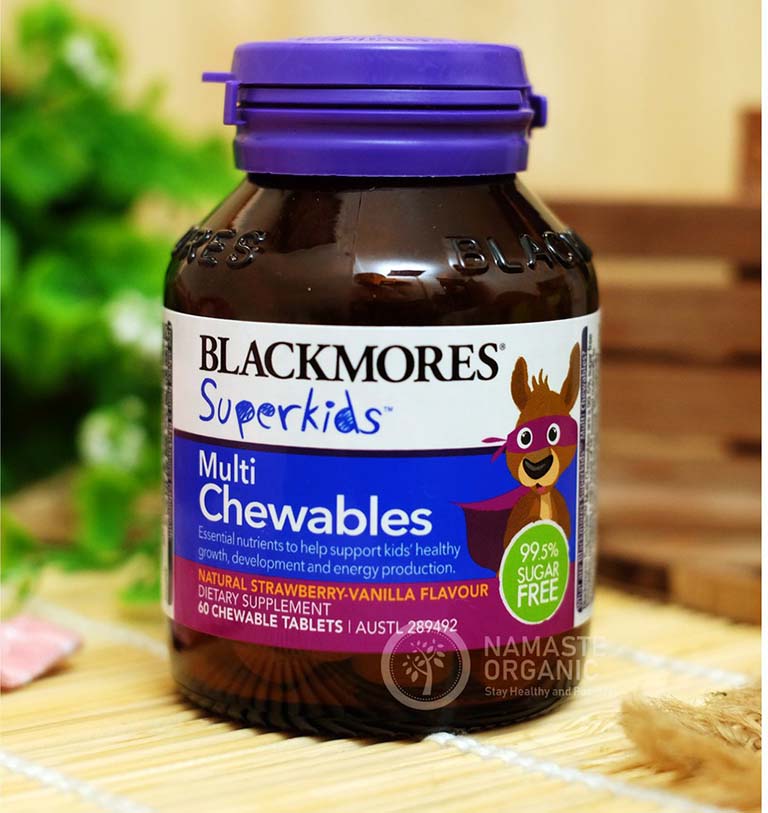 Kẹo vitamin tổng hợp cho bé của Úc Blackmores SuperKids Multi Chewable