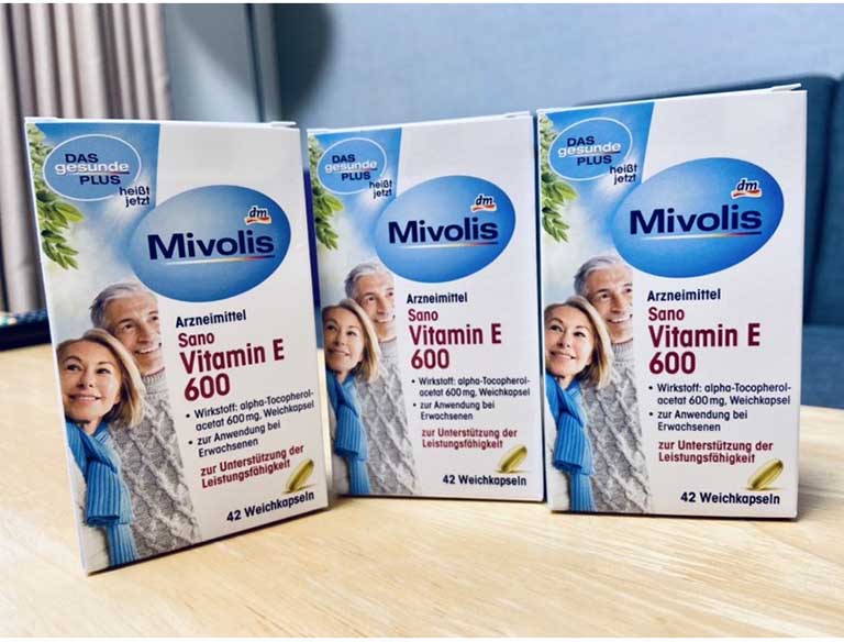 Viên uống Mivolis Vitamin E 600 của Đức