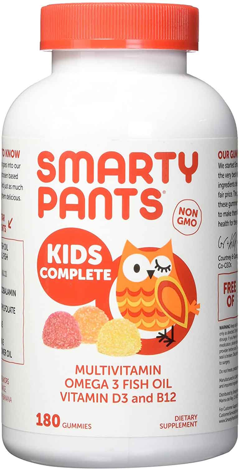 kẹo dẻo vitamin tổng hợp cho bé của Mỹ Smarty Pants Kids Formula Multivitamin