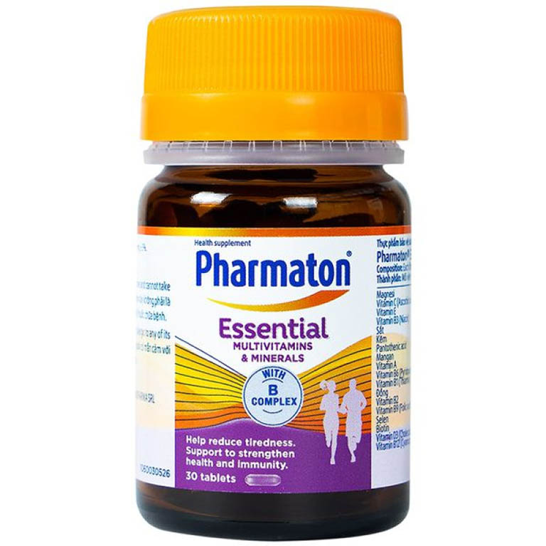 thuốc bổ tổng hợp cho người già Pharmaton Essential Multivitamins Minerals