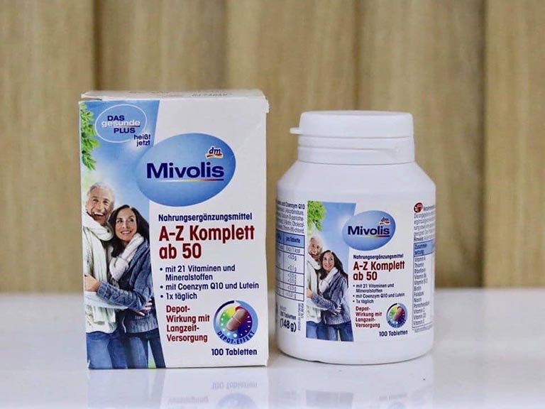 Vitamin tổng hợp cho phụ nữ trên 50 tuổi Mivolis A-Z Complett Ab 50