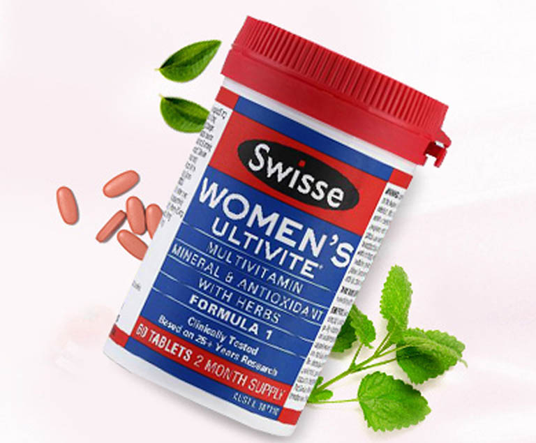 Viên uống vitamin tổng hợp cho nữ 30 tuổi Swisse Women’s Ultivite Multivitamin