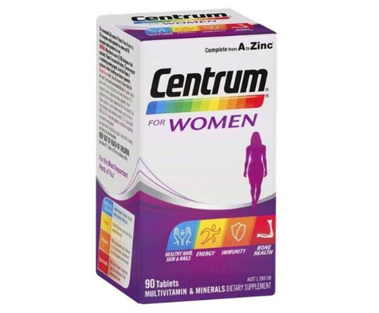 tổng hợp cho nữ giới tuổi 40 với tổng hợp cho nữ giới tuổi 40 với viên uống Centrum for Woment