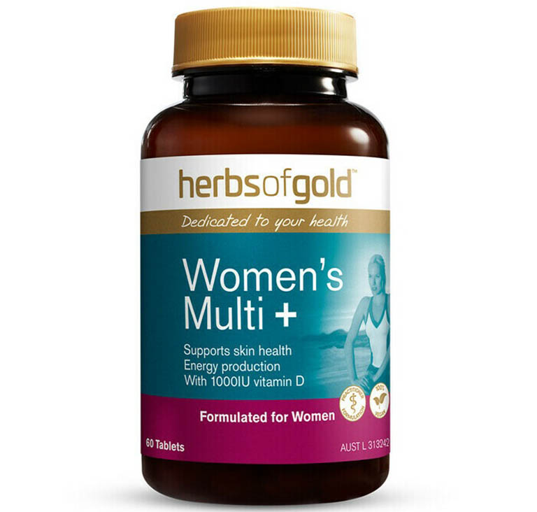 vitamin tổng hợp của Úc Herbs of Gold Women’s Multi +