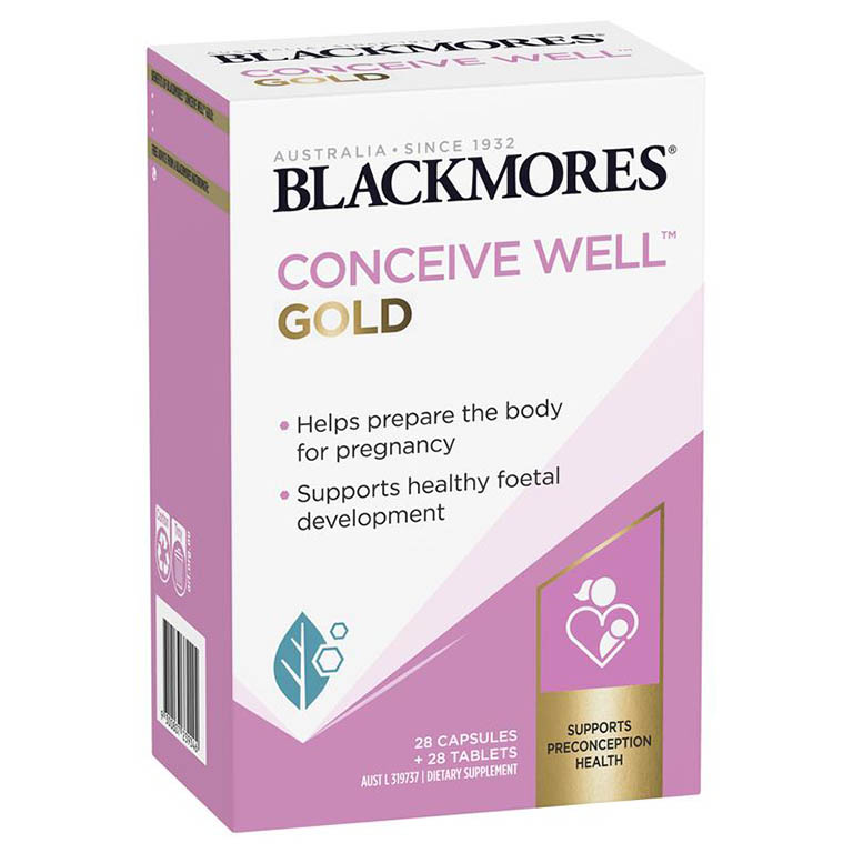 Vitamin tổng hợp dễ thụ thai Blackmores Conceive Well Gold