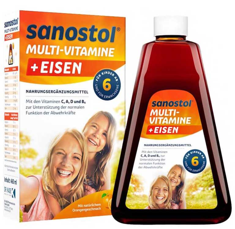 vitamin tổng hợp của Đức Sanostol 6